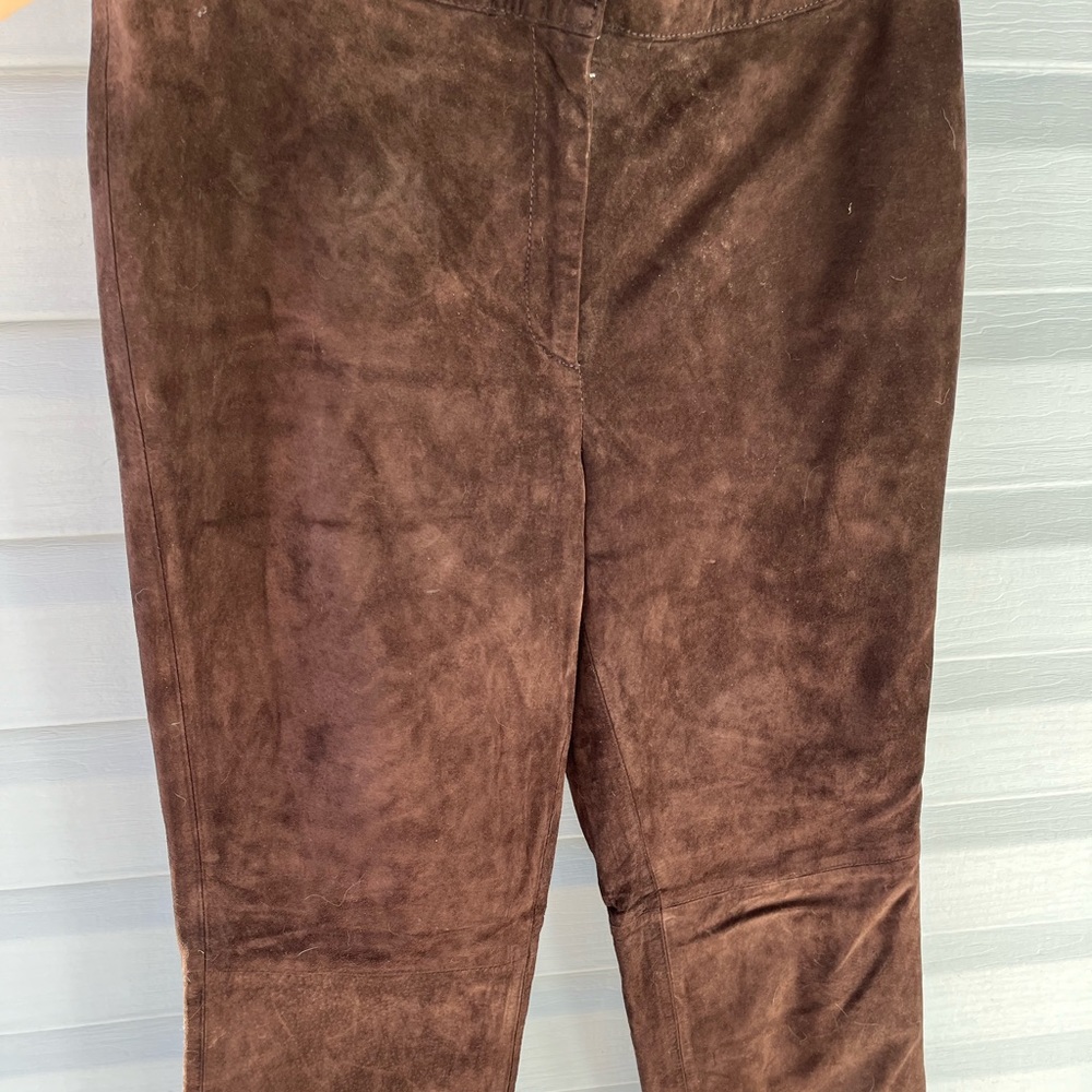 Suede Pants